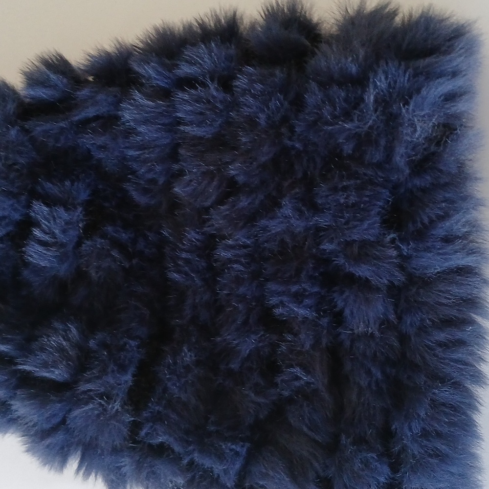 Saks fifth Avenue Rabbit Fur BEANIE